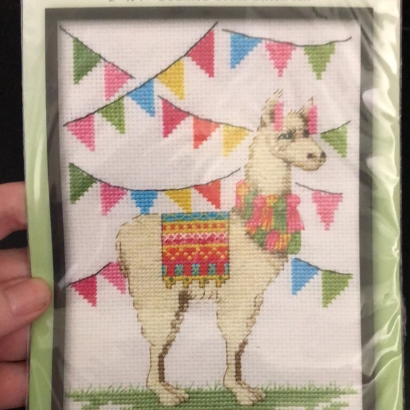 BNIP llama cross stitch kit - Picture 3 of 4